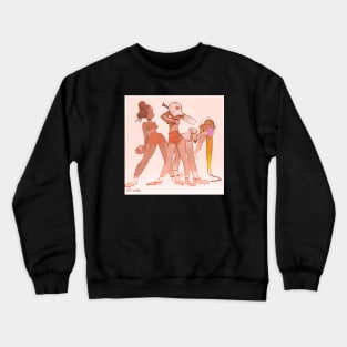 Baseball Girls Crewneck Sweatshirt